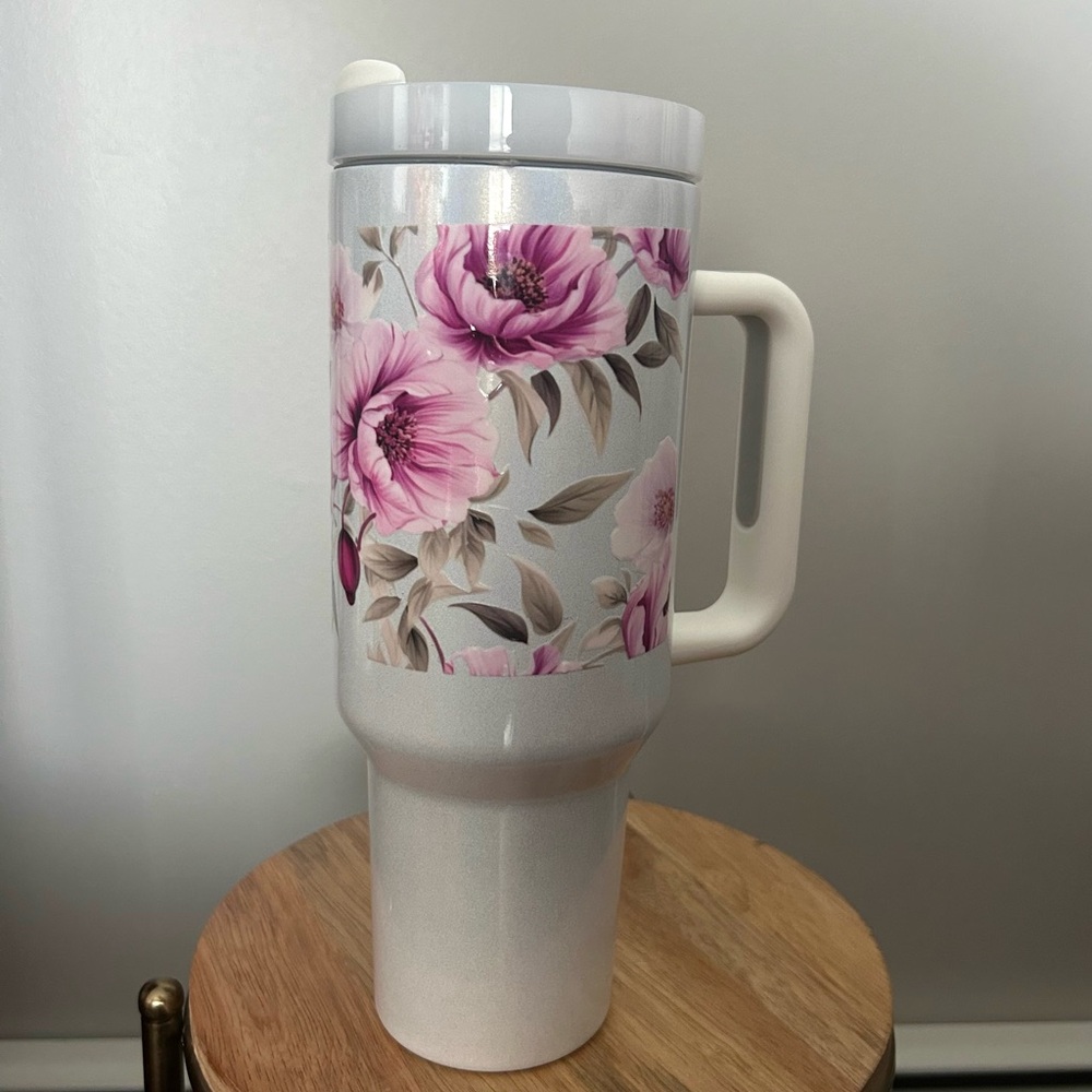 Floral Tumbler (BRAND NEW)